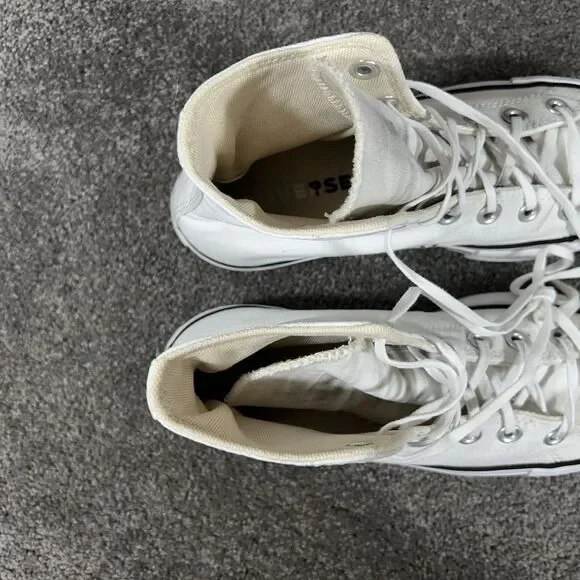 Converse Chuck Taylor All Star Platform High 560846F Womens Size 7.5 White Shoes - Picture 10 of 12